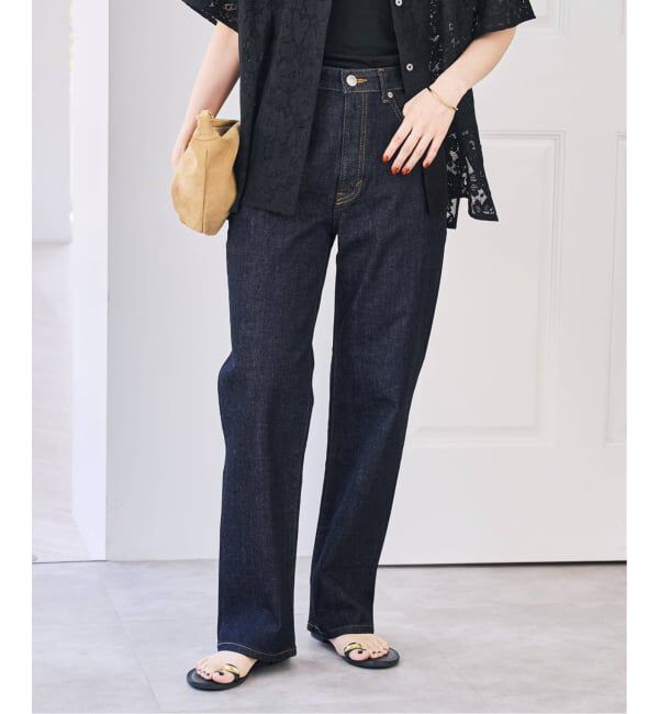 Spick and Span「《別注 / 予約》SOMETHING for SS ELSA STRAIGHT」|デニム|