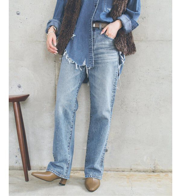 Spick and Span「《別注 / 予約》SOMETHING for SS ELSA STRAIGHT」|デニム|