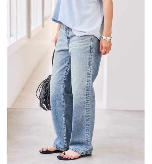 Spick and Span「《別注 / 予約》SOMETHING for SS ELSA STRAIGHT」|デニム|