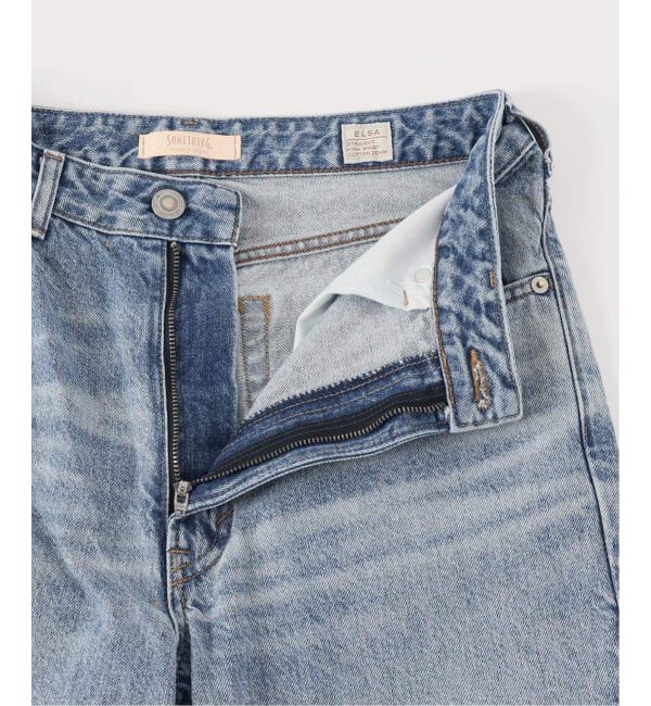 Spick and Span「《別注 / 予約》SOMETHING for SS ELSA STRAIGHT」|デニム|