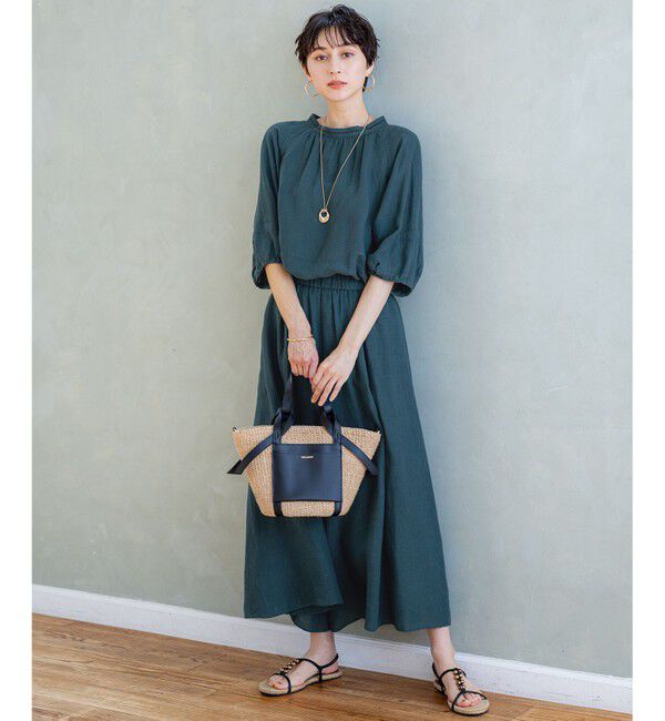 23区「【洗える】LIBECOリネン ガウチョ パンツ」|その他|