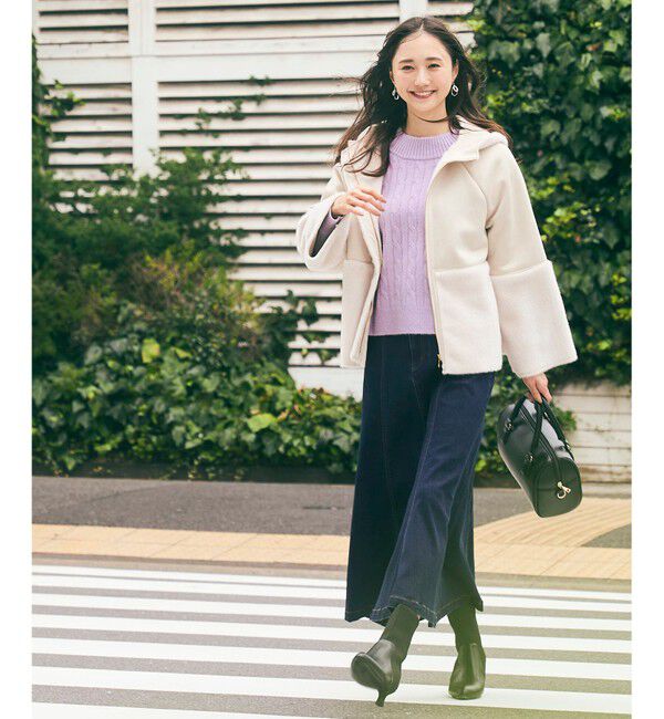 ANY SIS「【洗える】ケーブルAir ニット」|ニット・セーター|