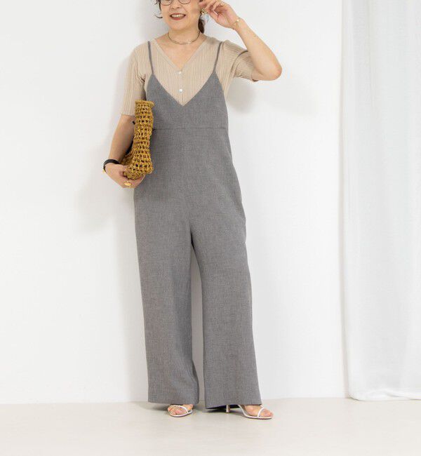 Rie Miller「《手洗い可能》ランダムテレコ2WAYカーディガン」|カーディガン|