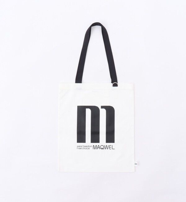 MAQWEL「【MAQWEL/マクウェル】TOTE BAG 2」|エコバッグ|オフホワイト