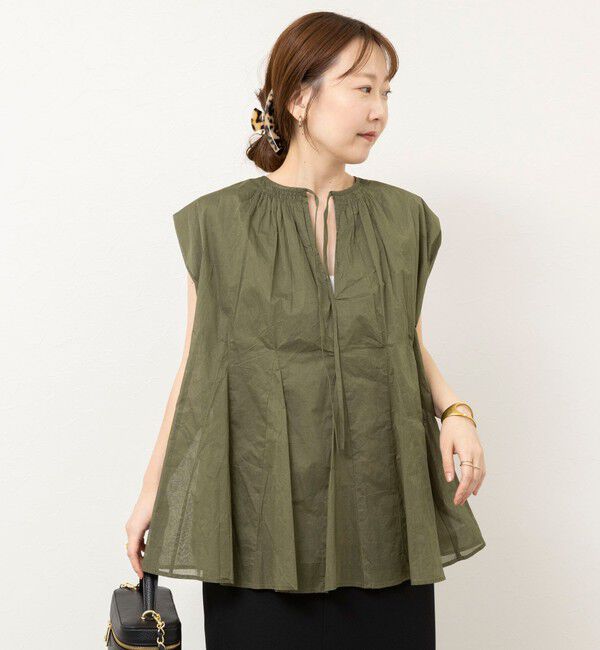 NOLLEY'S sophi「【MARILYN MOON/マリリーンムーン】sheer starched cottonブラウス」|シャツ・ブラウス|