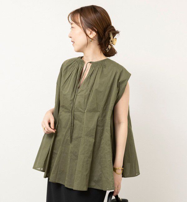 NOLLEY'S sophi「【MARILYN MOON/マリリーンムーン】sheer starched cottonブラウス」|シャツ・ブラウス|