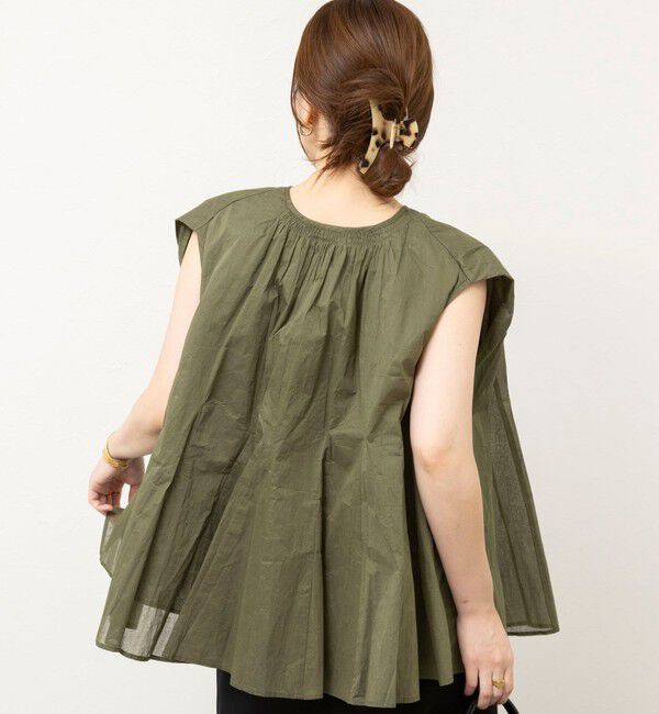NOLLEY'S sophi「【MARILYN MOON/マリリーンムーン】sheer starched cottonブラウス」|シャツ・ブラウス|