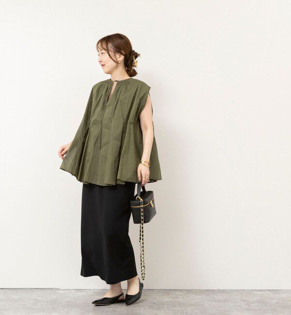 NOLLEY'S sophi「【MARILYN MOON/マリリーンムーン】sheer starched cottonブラウス」|シャツ・ブラウス|