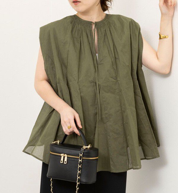 NOLLEY'S sophi「【MARILYN MOON/マリリーンムーン】sheer starched cottonブラウス」|シャツ・ブラウス|