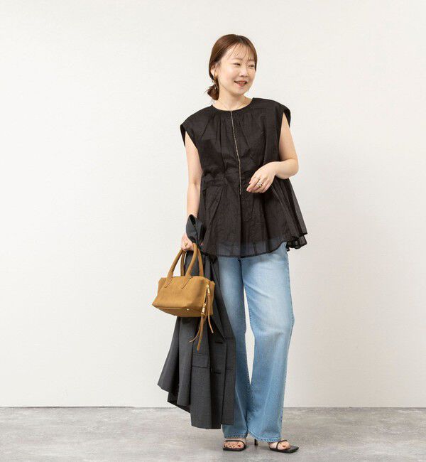 NOLLEY'S sophi「【MARILYN MOON/マリリーンムーン】sheer starched cottonブラウス」|シャツ・ブラウス|
