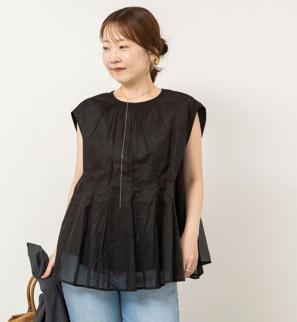 NOLLEY'S sophi「【MARILYN MOON/マリリーンムーン】sheer starched cottonブラウス」|シャツ・ブラウス|