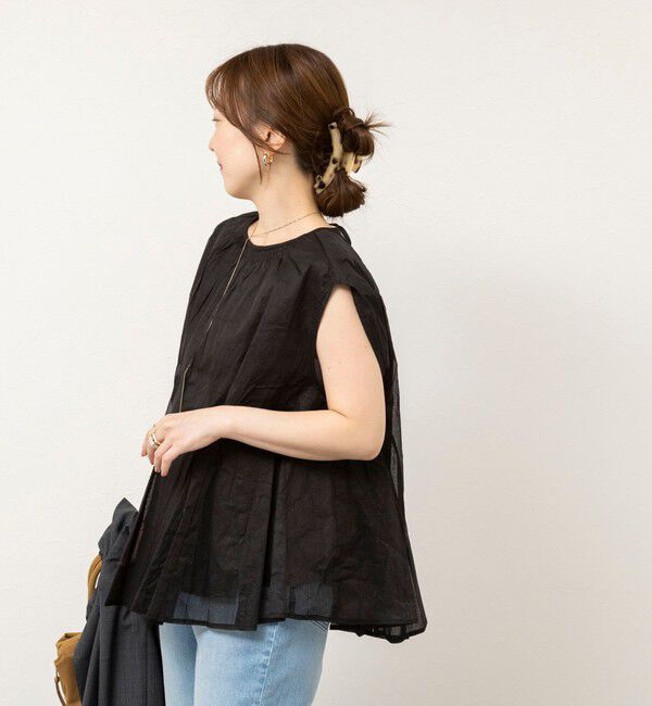 NOLLEY'S sophi「【MARILYN MOON/マリリーンムーン】sheer starched cottonブラウス」|シャツ・ブラウス|