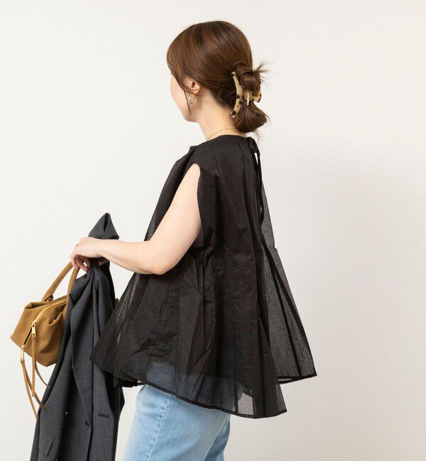 NOLLEY'S sophi「【MARILYN MOON/マリリーンムーン】sheer starched cottonブラウス」|シャツ・ブラウス|