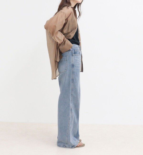 fredy emue「セミフレア切替デニムパンツ」|デニム|
