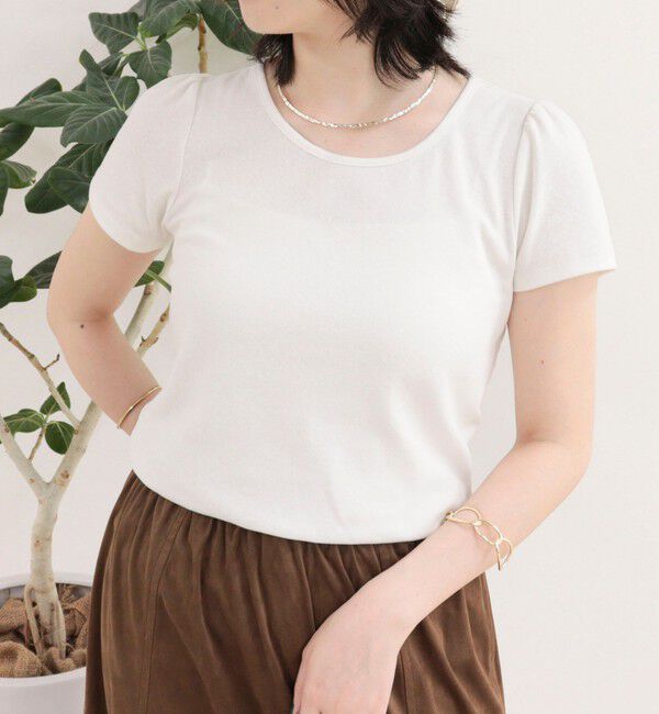 fredy emue「パフスリーブコンパクトTシャツ」|Tシャツ・カットソー|