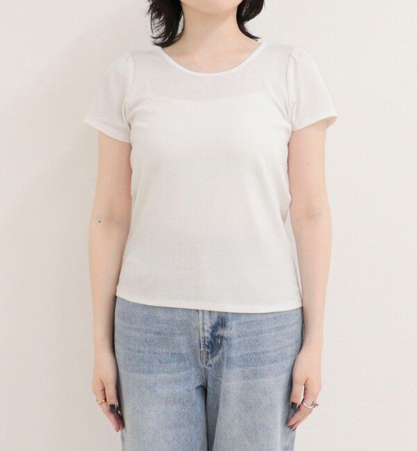 fredy emue「パフスリーブコンパクトTシャツ」|Tシャツ・カットソー|