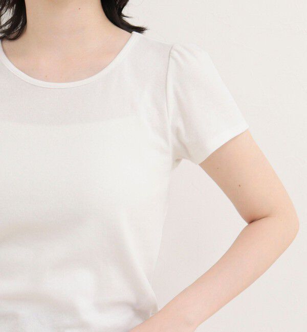 fredy emue「パフスリーブコンパクトTシャツ」|Tシャツ・カットソー|