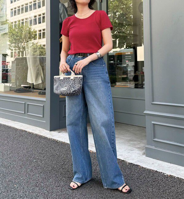 fredy emue「パフスリーブコンパクトTシャツ」|Tシャツ・カットソー|