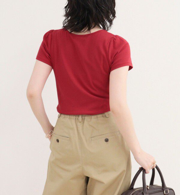 fredy emue「パフスリーブコンパクトTシャツ」|Tシャツ・カットソー|