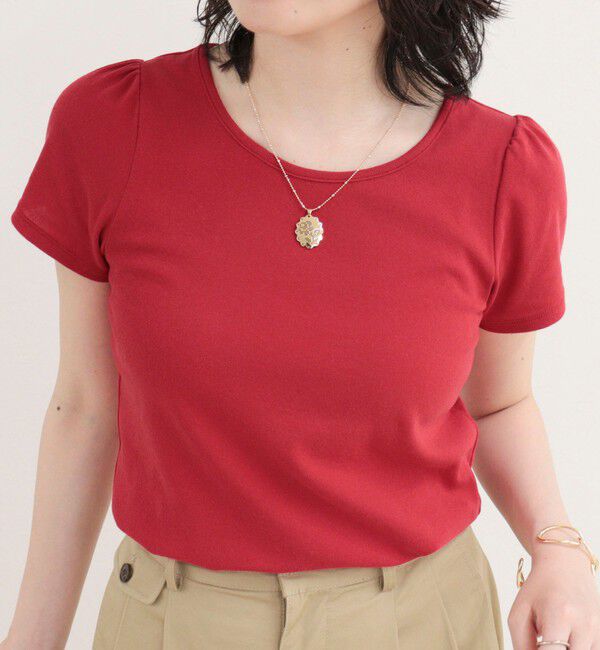 fredy emue「パフスリーブコンパクトTシャツ」|Tシャツ・カットソー|