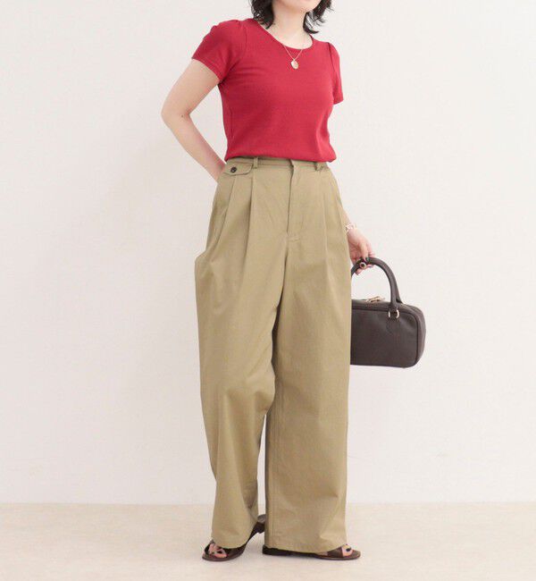 fredy emue「パフスリーブコンパクトTシャツ」|Tシャツ・カットソー|