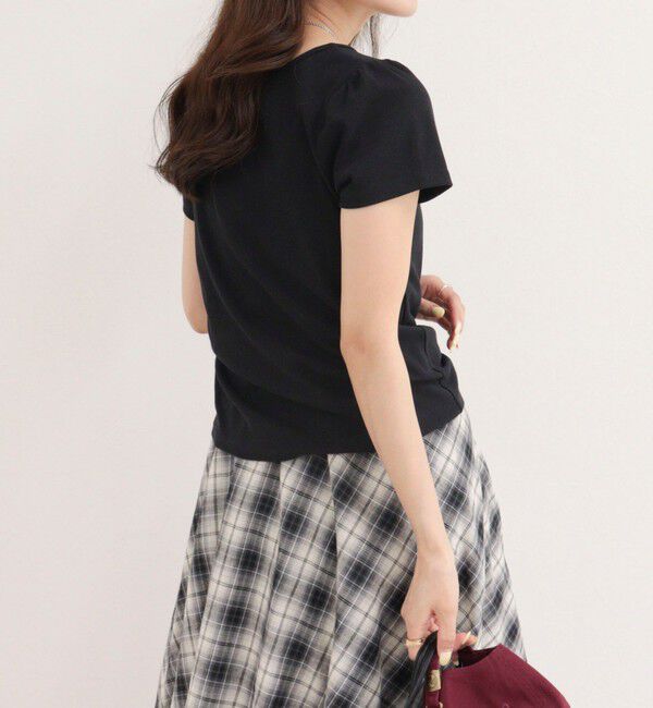 fredy emue「パフスリーブコンパクトTシャツ」|Tシャツ・カットソー|