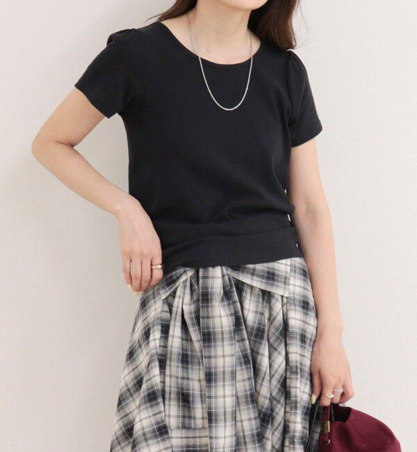fredy emue「パフスリーブコンパクトTシャツ」|Tシャツ・カットソー|