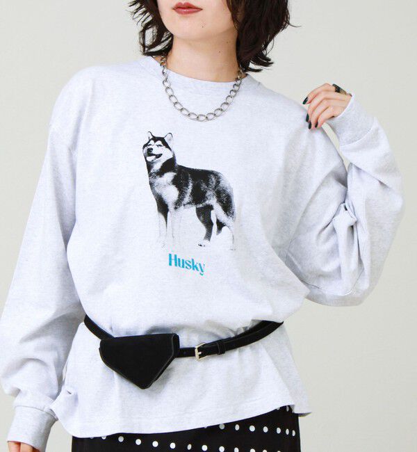 GLOSTER「【新デザイン】【DOG&CAT】NEW犬猫ロンT」|Tシャツ・カットソー|