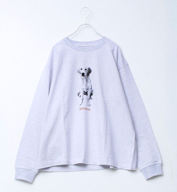 GLOSTER「【新デザイン】【DOG&CAT】NEW犬猫ロンT」|Tシャツ・カットソー|グレー系その他6
