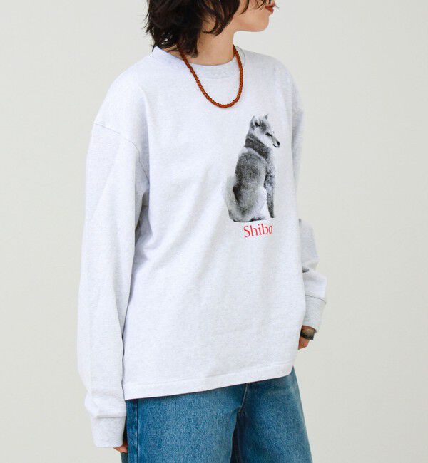 GLOSTER「【新デザイン】【DOG&CAT】NEW犬猫ロンT」|Tシャツ・カットソー|
