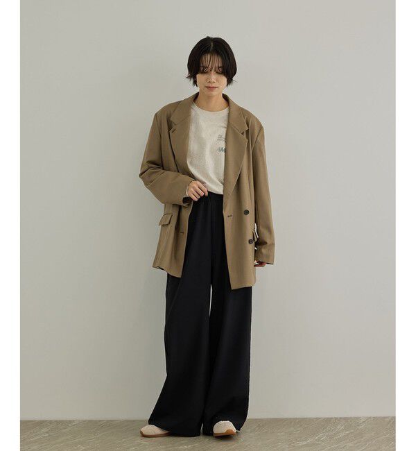 SALON adam et rope'「ハイカウントフラノJK・ネップヘリンボンJK / セットアップ対応」|テーラードジャケット|