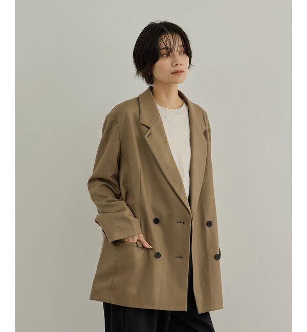 SALON adam et rope'「ハイカウントフラノJK・ネップヘリンボンJK / セットアップ対応」|テーラードジャケット|