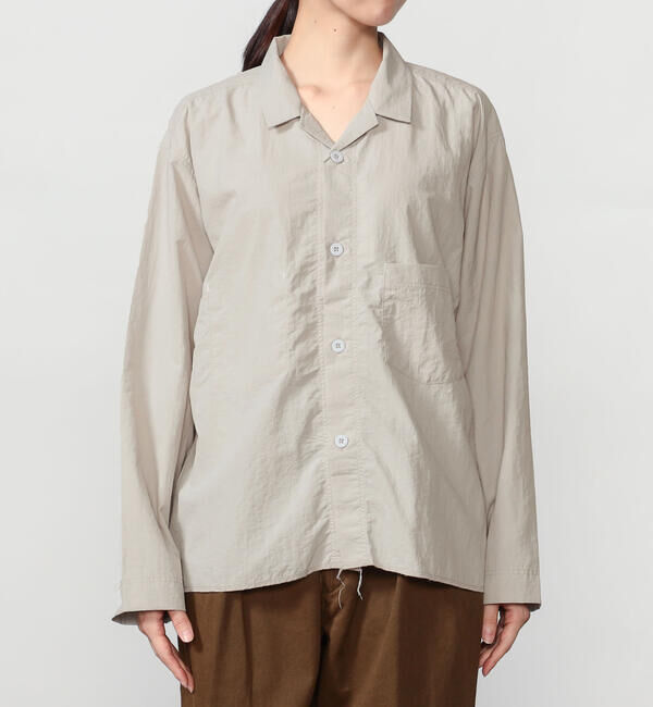  「MORIKAGE SHIRT KYOTO |〈別注〉オープンカラーシャツ WOMEN」|シャツ・ブラウス|IVORY