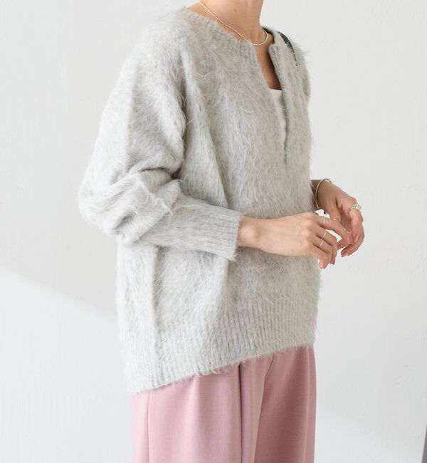  「【EC限定カラーあり/軽量/お尻周りカバー◎】エアリージップニット」|ニット・セーター|