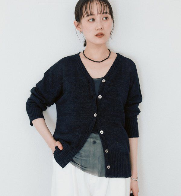  「【軽やかな抜け感を演出】チュールキリカエタンクトップ」|キャミソール|