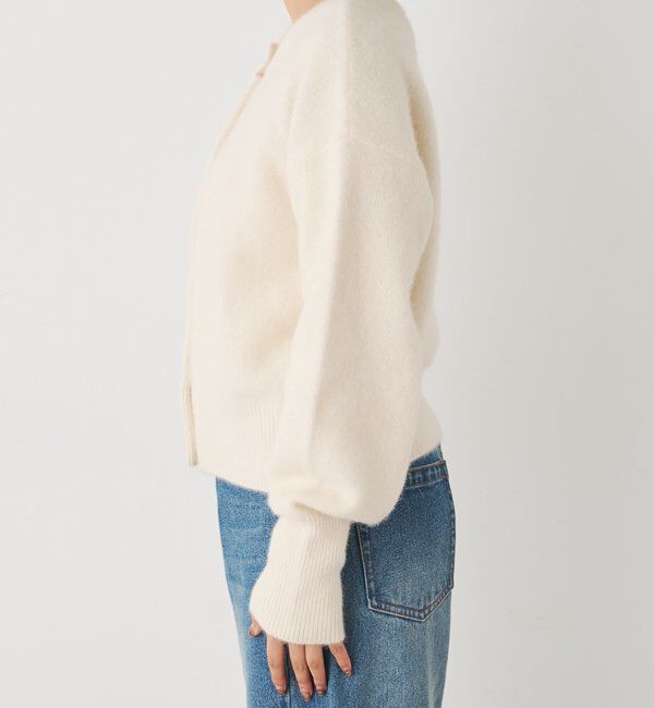  「ヘアリーヤーン2wayカーディガン」|カーディガン|