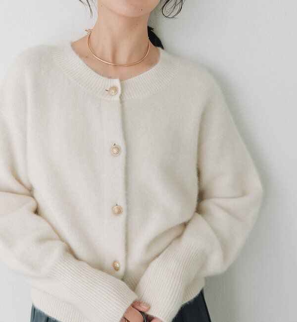  「ヘアリーヤーン2wayカーディガン」|カーディガン|