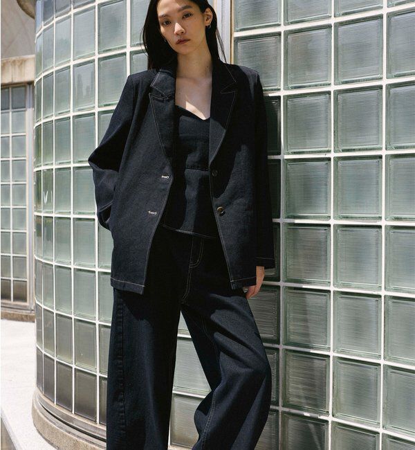  「【2026AW Debut】【UNFORM】デニムビスチェ」|シャツ・ブラウス|