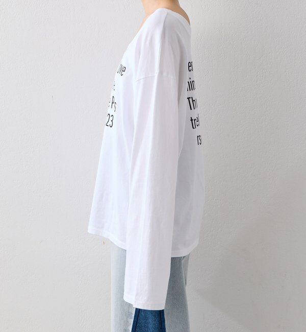  「【PEAS】 スローガンTシャツ」|Tシャツ・カットソー|