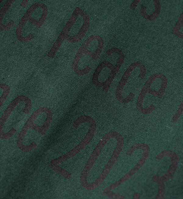  「【PEAS】 スローガンTシャツ」|Tシャツ・カットソー|