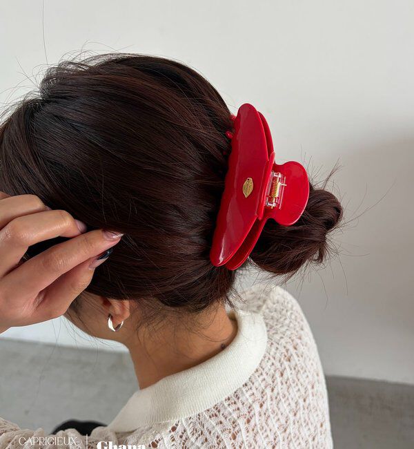  「【Ghana &times; LE'MAGE コラボ】ヘアクリップ」|リング|