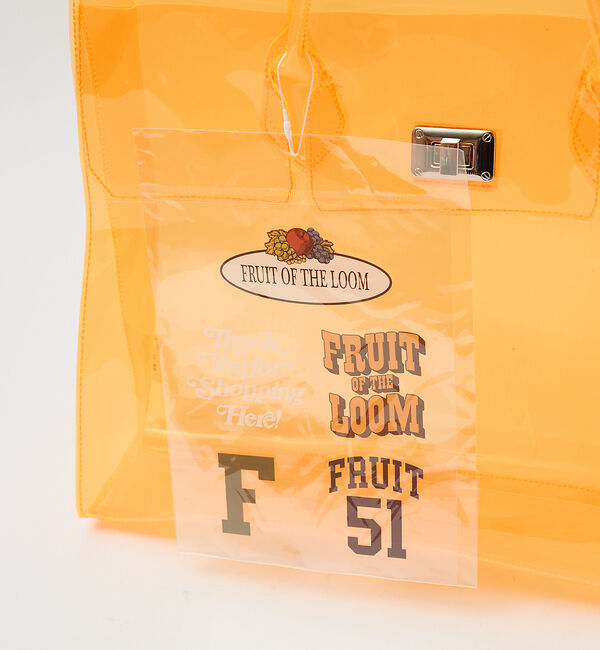 Rouge vif「【FRUIT OF THE LOOM/フルーツ・オブ・ザ・ルーム】PVCトートバ」|トートバッグ|