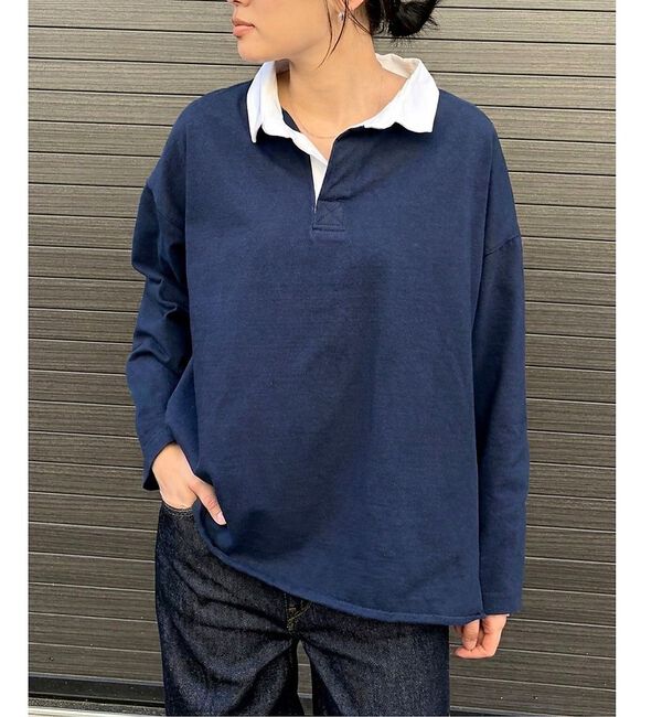 Rouge vif「【MICA＆DEAL / マイカ＆ディール】ラガーシャツ / ロングスリーブTシ」|Tシャツ・カットソー|