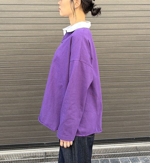 Rouge vif「【MICA＆DEAL / マイカ＆ディール】ラガーシャツ / ロングスリーブTシ」|Tシャツ・カットソー|