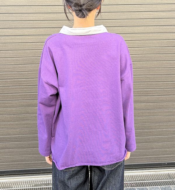 Rouge vif「【MICA＆DEAL / マイカ＆ディール】ラガーシャツ / ロングスリーブTシ」|Tシャツ・カットソー|