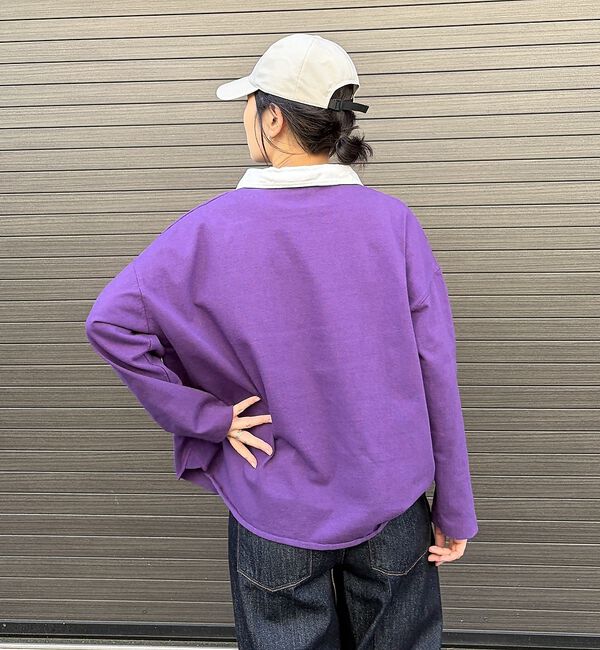 Rouge vif「【MICA＆DEAL / マイカ＆ディール】ラガーシャツ / ロングスリーブTシ」|Tシャツ・カットソー|