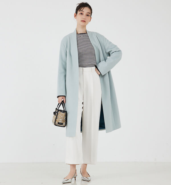 qualite「【日本製/2024AW】シームレスクルーネックニット」|ニット・セーター|