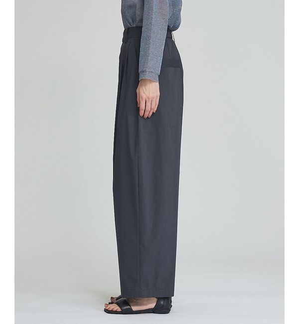 qualite「【接触冷感】タイプライター タックバレルパンツ」|その他|