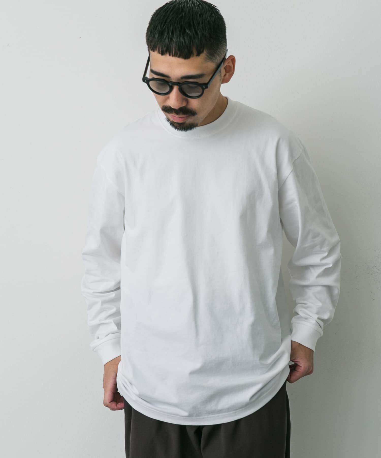 URBAN RESEARCH DOORS「『別注』HANES&times;DOORS　BEEFY-T DOORS FIT LONG-SLEEVE」|Tシャツ・カットソー|