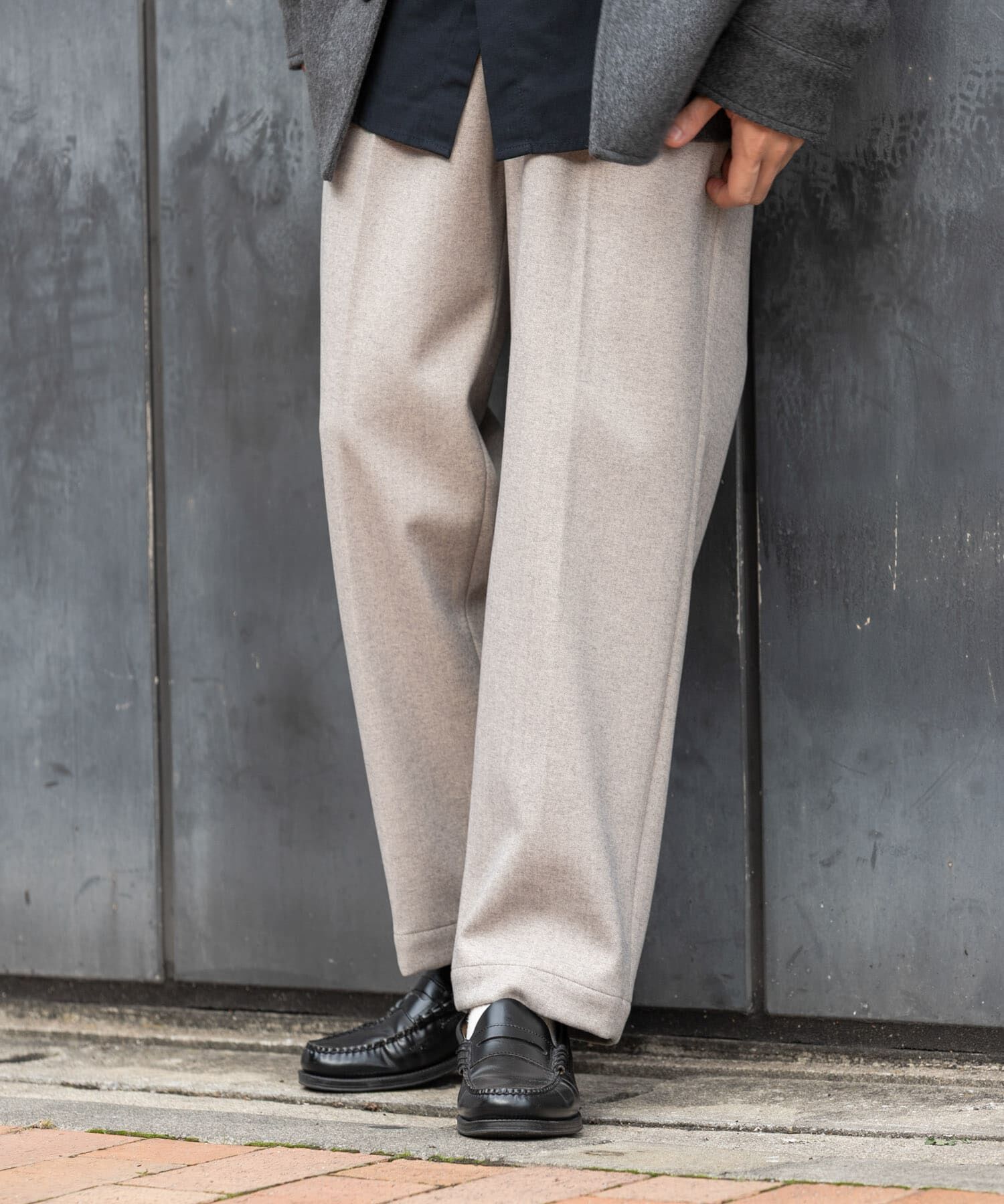 URBAN RESEARCH ROSSO「ストレッチヘリンボーン1タックワイドスラックス」|その他|